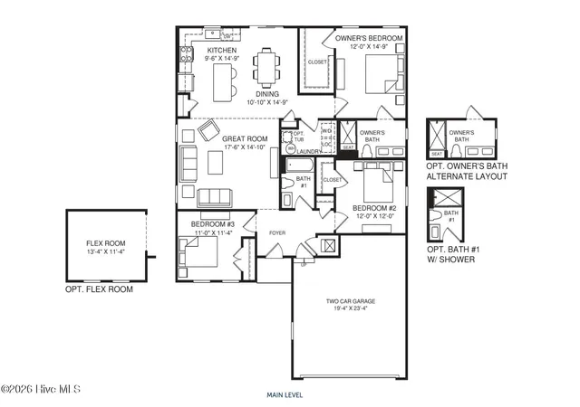 Photo 2 of Single family home for sale at 117 Sweet Clover Wy, Greenville, NC 27834 | MLS# 100599928 | Listing updated on 2026-09-21