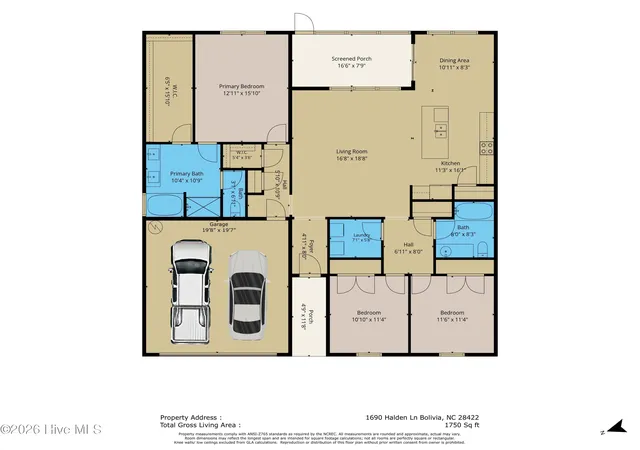 Photo 3 of Single family home for sale at 1690 Haldon Ln Se, Bolivia, NC 28422 | MLS# 100582954 | Listing updated on 2026-09-20