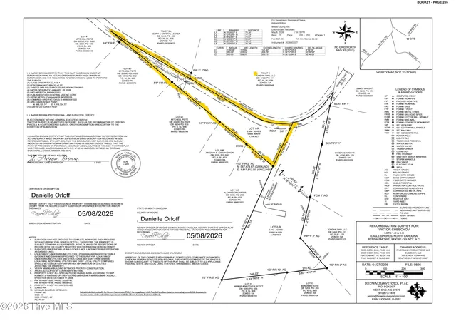 Photo 2 of Land for sale at 270 Charles Rd, Eagle Springs, NC 27242 | MLS# 100590980 | Listing updated on 2026-08-14