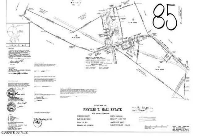 Photo 3 of Land for sale at Tbd Old Lowery Rd, Red Springs, NC 28377 | MLS# 100565778 | Listing updated on 2026-08-21