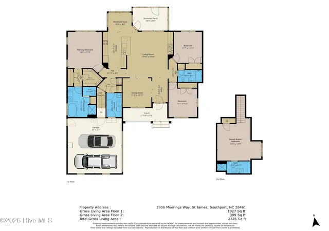 Photo 3 of Single family home for sale at 2906 Moorings Way Se, Southport, NC 28461 | MLS# 100586161 | Listing updated on 2026-08-18