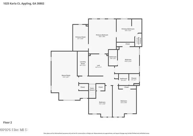 56th image of 1025 Karla Ct, Appling, GA 30802 | MLS# 100588222