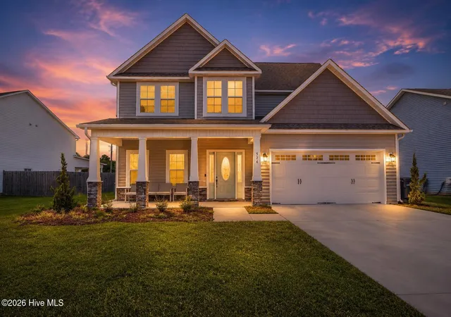 Photo 1 of Single family home for sale at 524 Harvest Meadow Xing, Jacksonville, NC 28546 | MLS# 100588908 | Listing updated on 2026-08-18