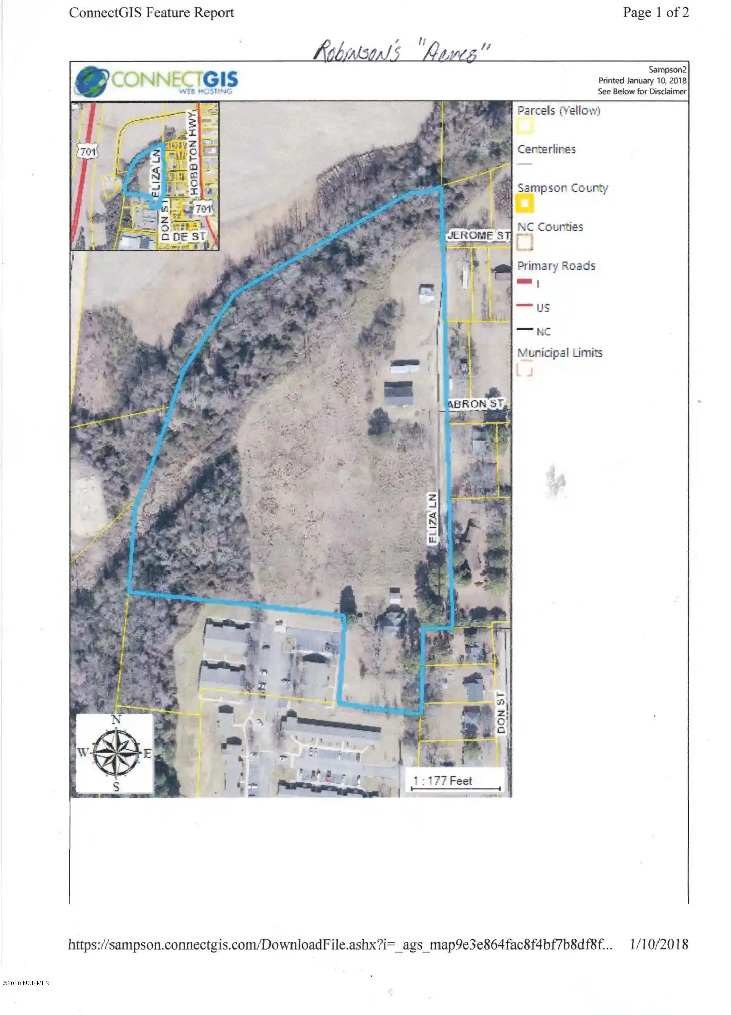 Photo 1 of Land for sale at 201 Eliza Ln, Clinton, NC 28328 | MLS# 100606421 | Listing updated on 2026-09-26