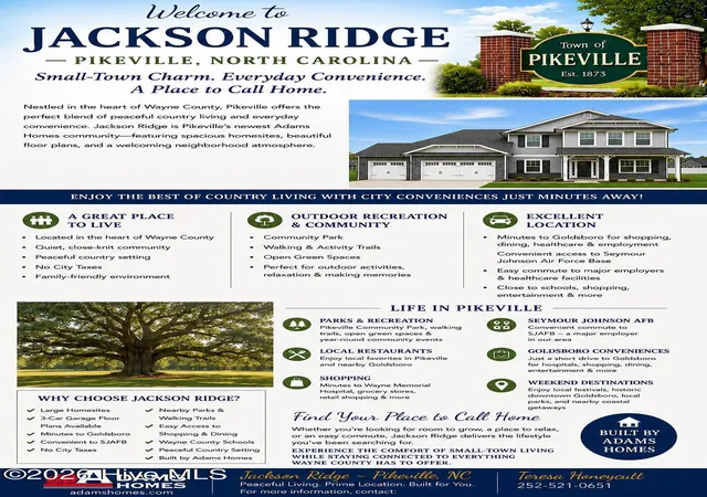 Homes for sale in Pikeville, NC | 200 Jackson Ridge Wy, Pikeville, NC 27863 | MLS# 100587999