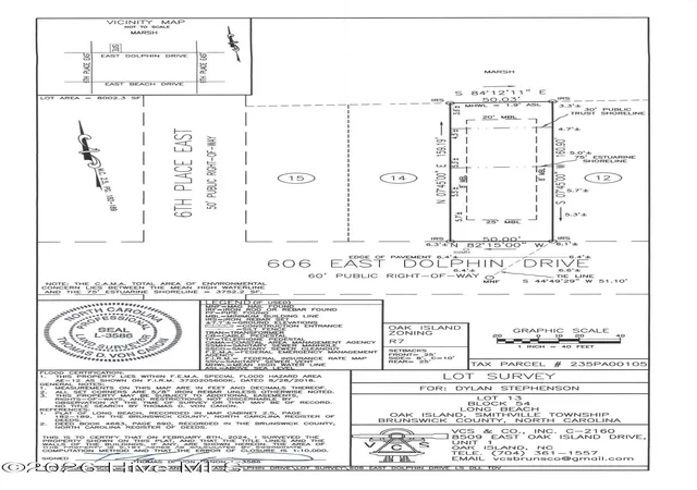 Photo 2 of Land for sale at 606 E Dolphin Dr, Oak Island, NC 28465 | MLS# 100596556 | Listing updated on 2026-08-17