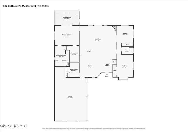 Photo 50 of Single family home for sale at 207 Rolland Pl, Mc Cormick, SC 29835 | MLS# 100592886 | Listing updated on 2026-07-31