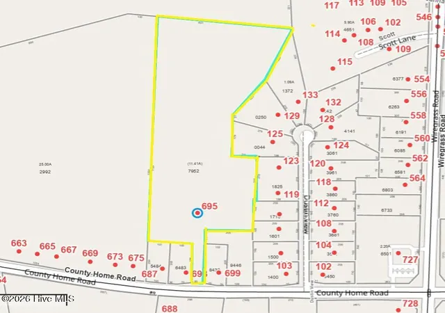 Photo 2 of Land for sale at 695 County Home Rd, Hamlet, NC 28345 | MLS# 100599822 | Listing updated on 2026-08-29