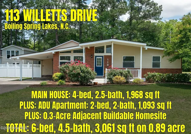 1st image of 113 & 113a Willetts Dr, Southport, NC 28461 | MLS# 100575865