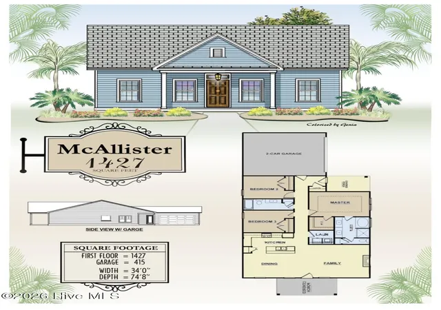 Photo 2 of Single family home for sale at 126 Mason St, Princeton, NC 27569 | MLS# 100575673 | Listing updated on 2026-09-20