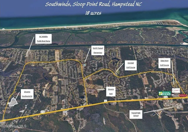 Photo 1 of Land for sale at 0000 Sloop Point Loop Rd, Hampstead, NC 28443 | MLS# 100592274 | Listing updated on 2026-08-03