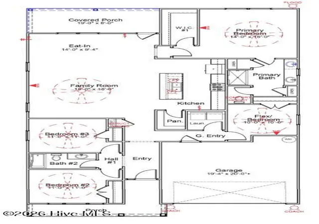 Photo 2 of Single family home for sale at 1541 Rodanthe Ave, Castle Hayne, NC 28429 | MLS# 100581430 | Listing updated on 2026-08-03