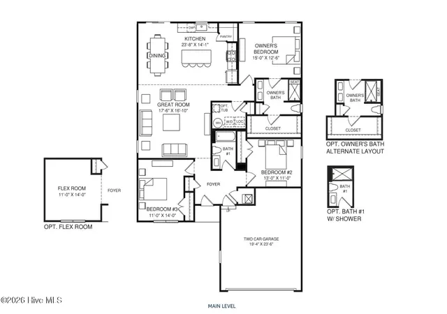 Photo 2 of Single family home for sale at 126 Sweet Clover Wy, Greenville, NC 27834 | MLS# 100599859 | Listing updated on 2026-09-21