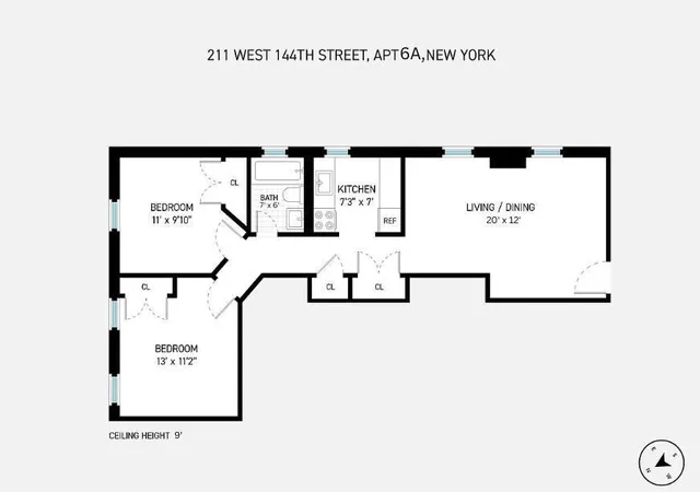 Photo 7 of Sale Pending at 211 W 144th St #6A, New York, NY 10030 | MLS# RLS11023006 | Listing updated on 2025-11-27