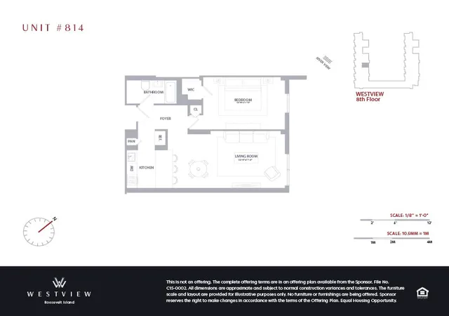 5th image of 595 Main St #814, New York, NY 10044 | MLS# RLS20024802