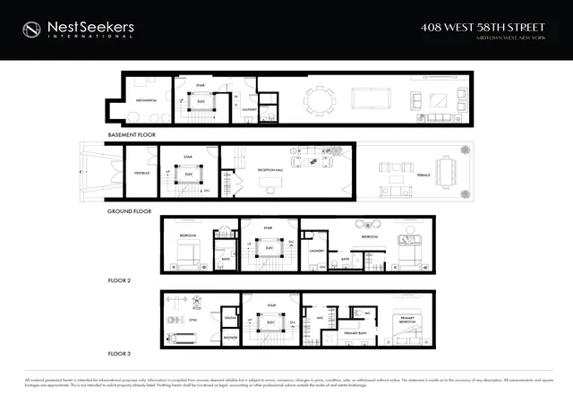 Photo 4 of Single family home for sale at 408 W 58th Street, New York, NY 10019 | MLS# RLS20027590 | Listing updated on 2026-02-13