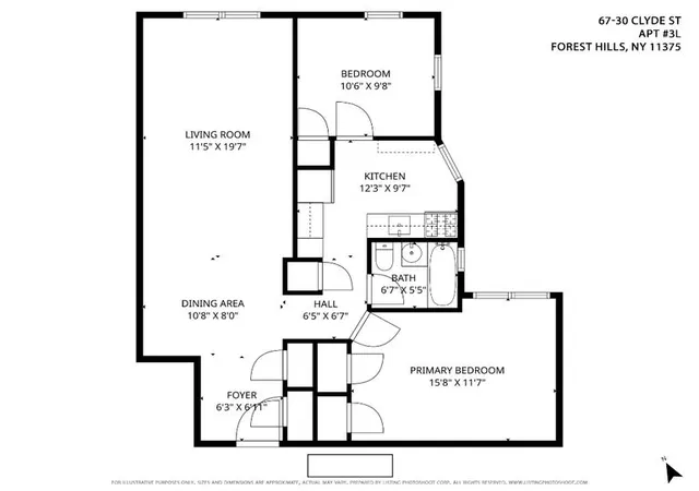 19th image of 67 30 Clyde St #3L, Forest Hills, NY 11375 | MLS# RLS20034830