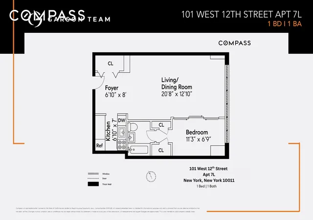 1st image of 101 W 12th St #7L, New York City, NY 10011 | MLS# RLS20041749