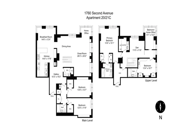 Photo 1 of Townhouse for sale at 1760 2nd Ave #20/21C, New York, NY 10128 | MLS# RLS20048801 | Listing updated on 2026-02-20