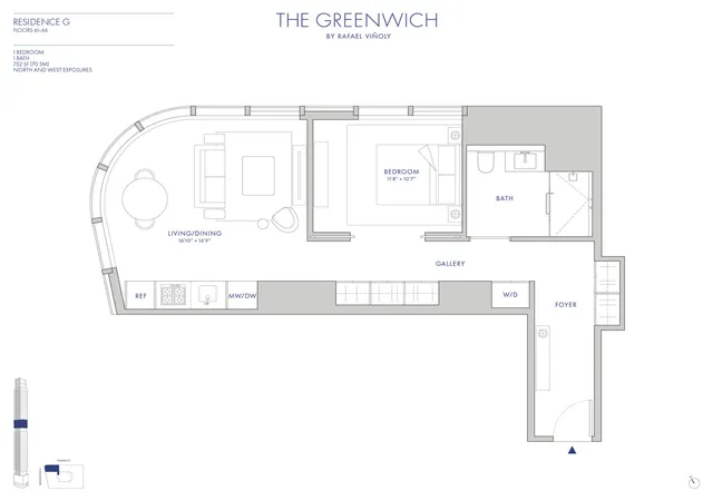 Photo 1 of Condo for sale at 125 Greenwich St #63G, New York, NY 10006 | MLS# RLS20057506 | Listing updated on 2026-02-24