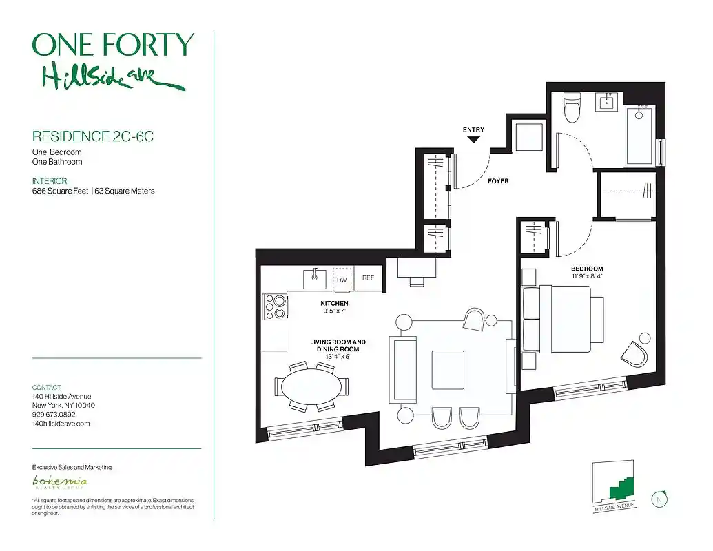 Listing Photo 16 - Condo for sale in 140 Hillside Ave located at 140 Hillside Ave, New York City, NY 10040 - Unit #2-C