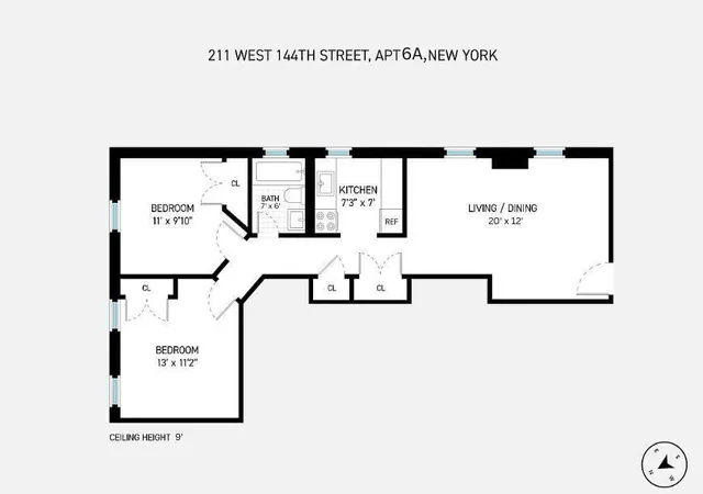 Photo 7 of Sale Pending at 211 W 144th Street #6A, New York, NY 10030 | MLS# RLS20068870 | Listing updated on 2026-08-29