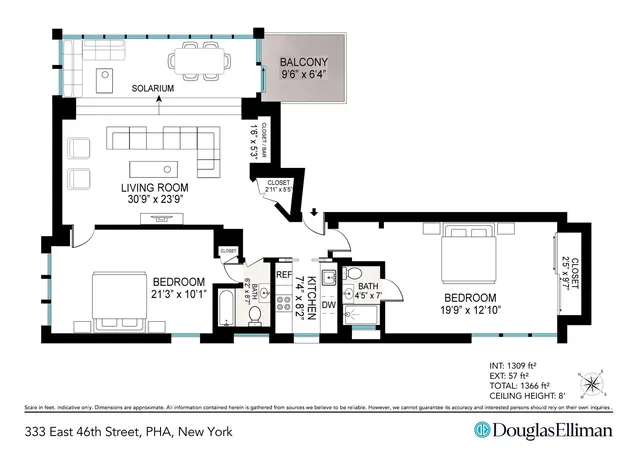 Photo 1 of Condo for sale at 333 E 46th Street #PHA, New York, NY 10017 | MLS# RLS20070267 | Listing updated on 2026-02-22
