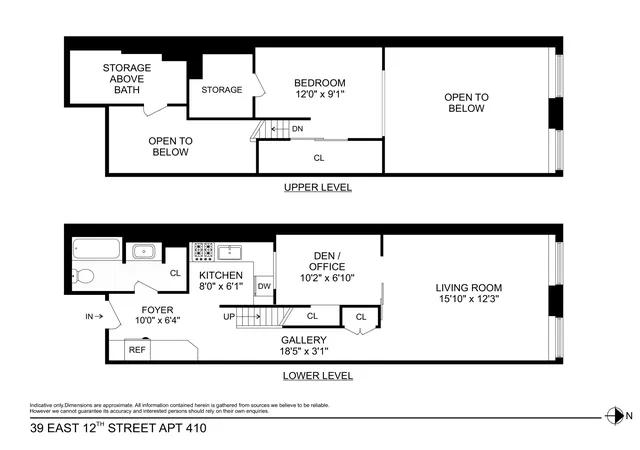 10th image of 39 E 12th St #410, New York City, NY 10003 | MLS# RLS20085392