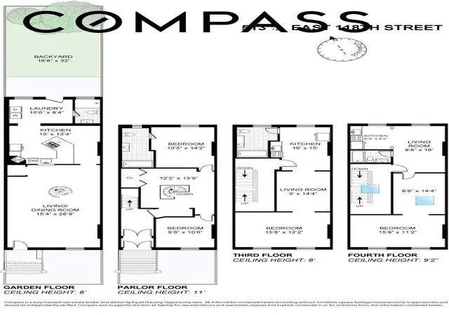 Photo 1 of Townhouse for sale at 513 E 1/2 118th St, New York, NY 10035 | MLS# RLS20092298 | Listing updated on 2026-06-08