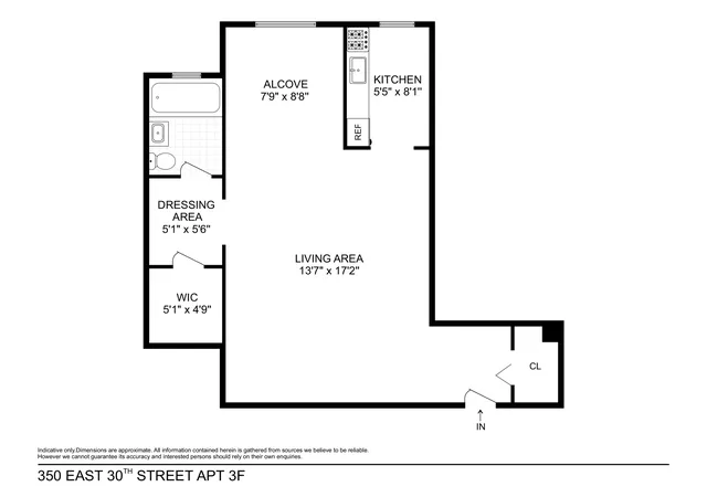 6th image of 350 E 30th St #3F, New York, NY 10016 | MLS# RLS20105283