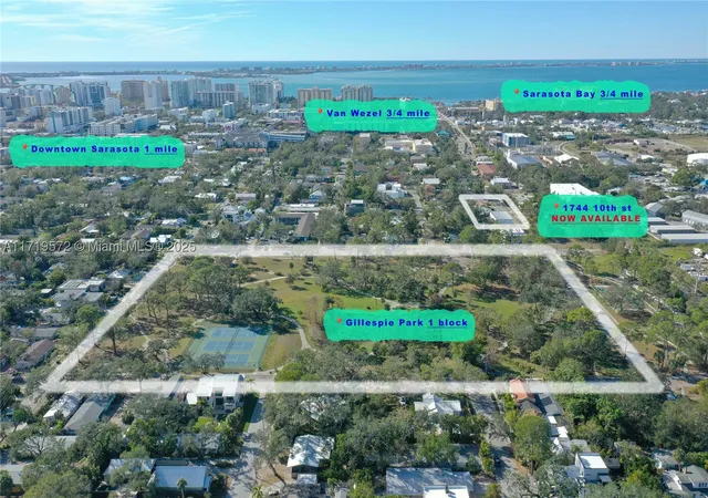 Photo 1 of Land for sale at 1744 10th St, Sarasota, FL 34236 | MLS# A11719572 | Listing updated on 2025-12-29