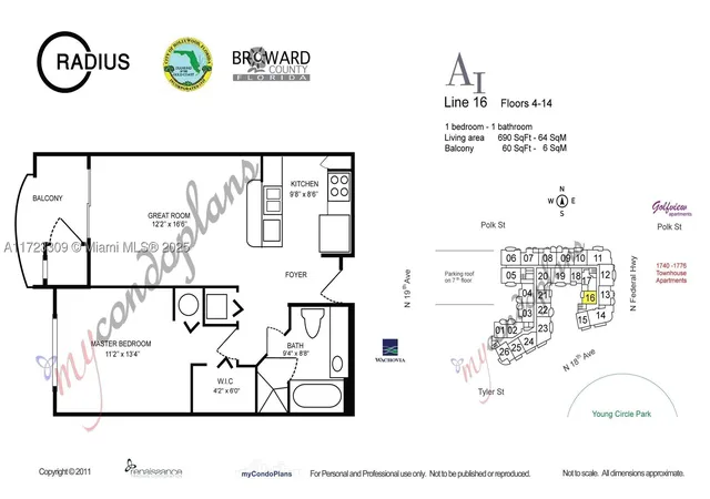 Photo 2 of Condo for sale at 1830 Radius Dr #516, Hollywood, FL 33020 | MLS# A11723309 | Listing updated on 2026-08-26