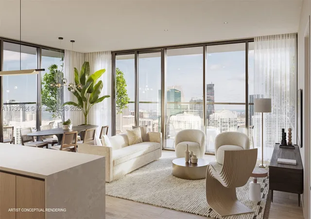 Photo 3 of Sale Pending at 99 Sw 7th St #PH-3703, Miami, FL 33130 | MLS# A11730134 | Listing updated on 2026-01-20