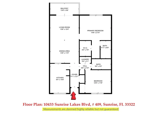 5th image of 10433 Sunrise Lakes Blvd, Sunrise, FL 33322
