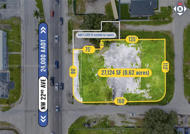 Photo 3 of Land for sale at 8901 Nw 22nd Ave, Miami, FL 33147 | MLS# A11897090 | Listing updated on 2026-08-26