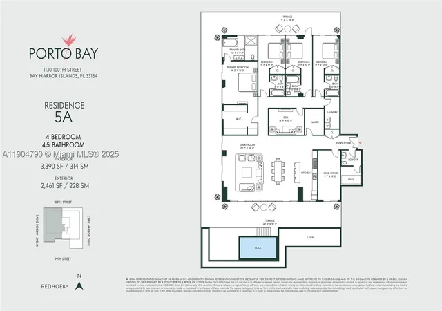 Listing Photo 3 - Condo for sale in building located at 1130 100Th St, Bay Harbor Islands, FL 33154 - Unit #5A