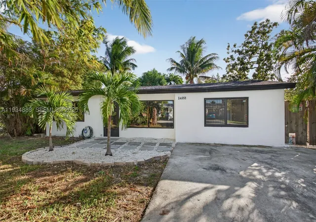 Photo 1 of Sale Pending at 1488 Ne 29th St, Pompano Beach, FL 33064 | MLS# A11934888 | Listing updated on 2026-08-22