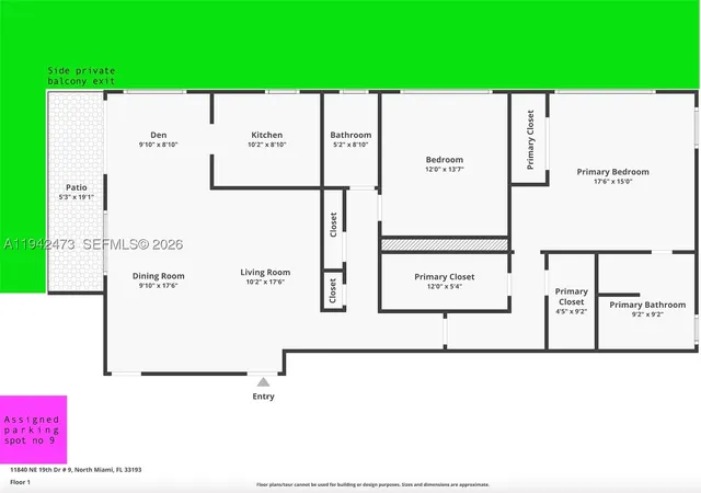 Homes for sale in North Miami, FL | 11840 Ne 19Th Dr #9, North Miami, FL 33181 | MLS# A11942473