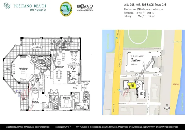 45th image of 3415 N Ocean Dr #505, Hollywood, FL 33019 | MLS# F10554057