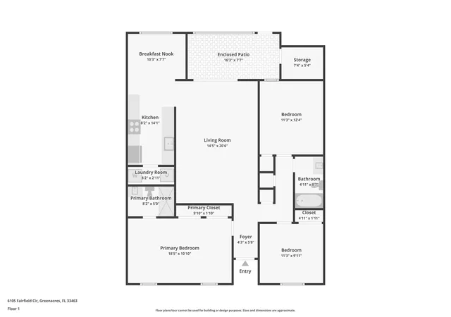 55th image of 6105 Fairfield Cir, Greenacres, FL 33463 | MLS# B26020353