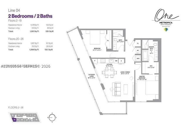 Photo 4 of Condo for sale at 2000 Metropica Way #2304, Sunrise, FL 33323 | MLS# A12010564 | Listing updated on 2026-05-01