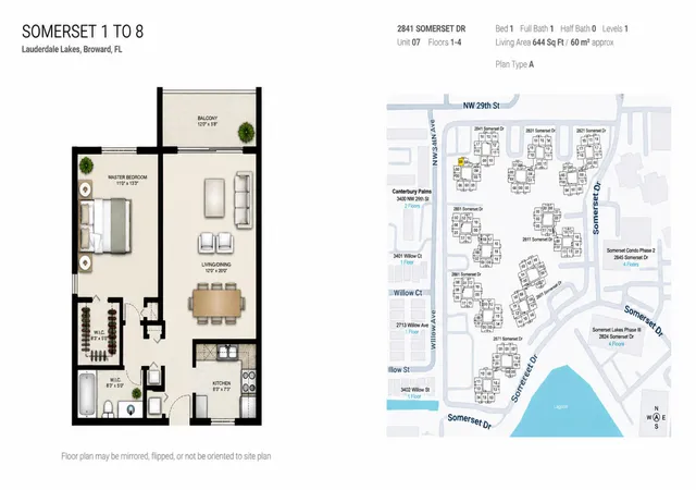 Homes for sale in Lauderdale Lakes, FL | 2841 Somerset Dr #107, Lauderdale Lakes, FL 33311 | MLS# B26024425