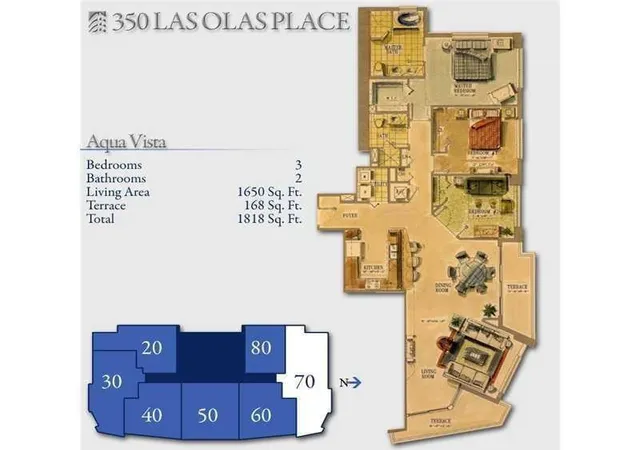 63rd image of 350 Se 2nd St #1870, Fort Lauderdale, FL 33301 | MLS# B26027282