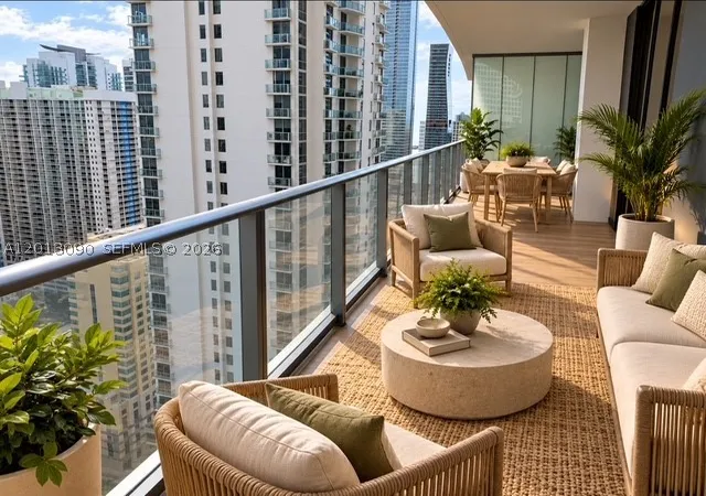 Listing Photo 4 - Condo for sale in building located at 1010 Brickell Ave, Miami, FL 33131 - Unit #3704