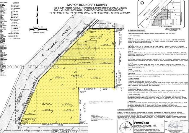 Land for sale at 267 S Flagler Ave, Homestead, FL 33030 | MLS# A12018001
