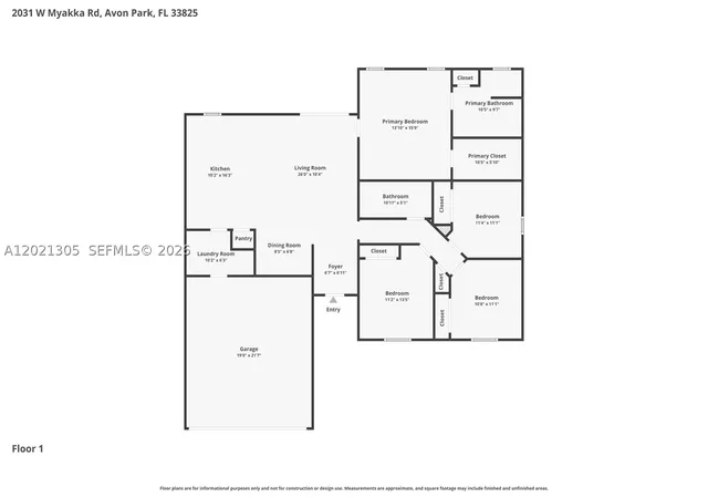 36th image of 2031 W Myakka Road, Avon Park, FL 33825 | MLS# A12021305