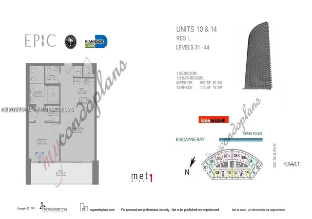 Homes for sale in Miami, FL | 200 Biscayne Boulevar Way #3110, Miami, FL 33131 | MLS# A12037308