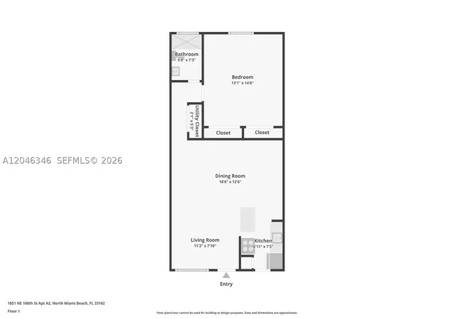 Homes for sale in North Miami Beach, FL | 1851 Ne 168th St #B6, North Miami Beach, FL 33162 | MLS# A12046346