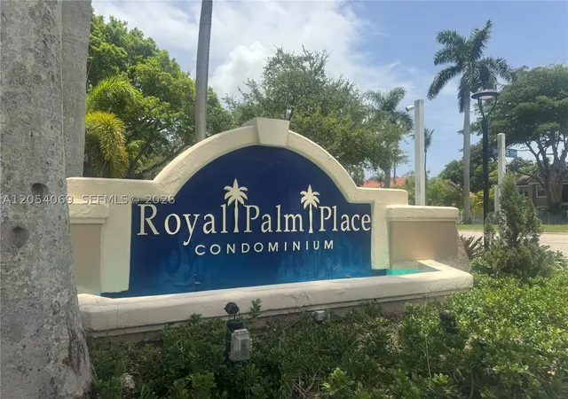 Listing Photo 1 - Condo for sale at Royal Palm Place, Unit 206 10610 Sw 158Th Ct, Royal Palm Place, Miami, FL 33196 | Built Year: 1990-1999