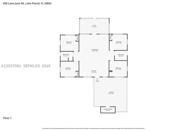 35th image of 836 Lake June Road, Lake Placid, FL 33852 | MLS# A12057091